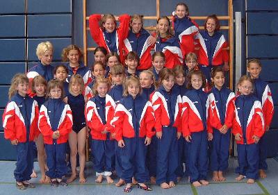 Bild der M&uuml;dchenriege des TV Hermannstein