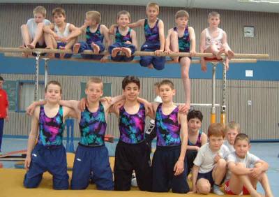 Bild der Jungenriege des TV Hermannstein